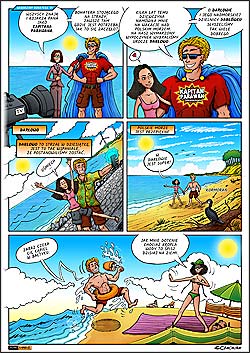 komiks edukacyjny dla dzieci i modziey z Kapitanem Parawanem