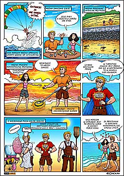 komiks edukacyjny dla dzieci i modziey z Kapitanem Parawanem