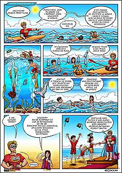 komiks edukacyjny dla dzieci i modziey z Kapitanem Parawanem - Respekt Batyk