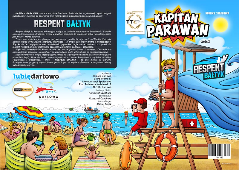 okdka komiksu - Kapitan Parawan - Respekt Batyk