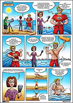 komiks edukacyjny dla dzieci i modziey z Kapitanem Parawanem - Respekt Batyk