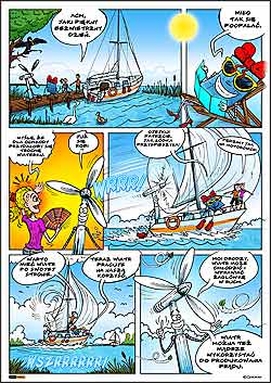 komiks edukacyjny z sympatycznymi bohaterami - komiks edukacyjny o odnawialnych rdach energii